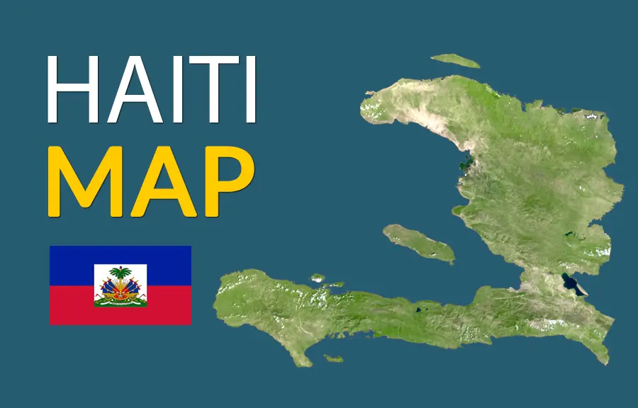Haiti on the map