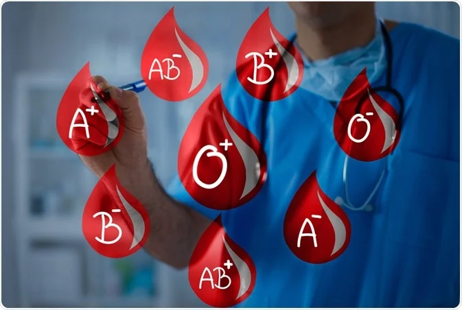 What are the different blood types?