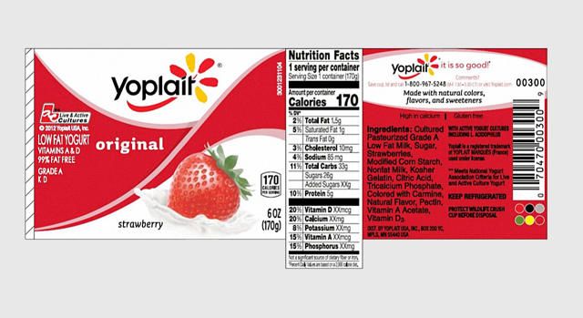 Yoplait Yogurt Nutrition Facts