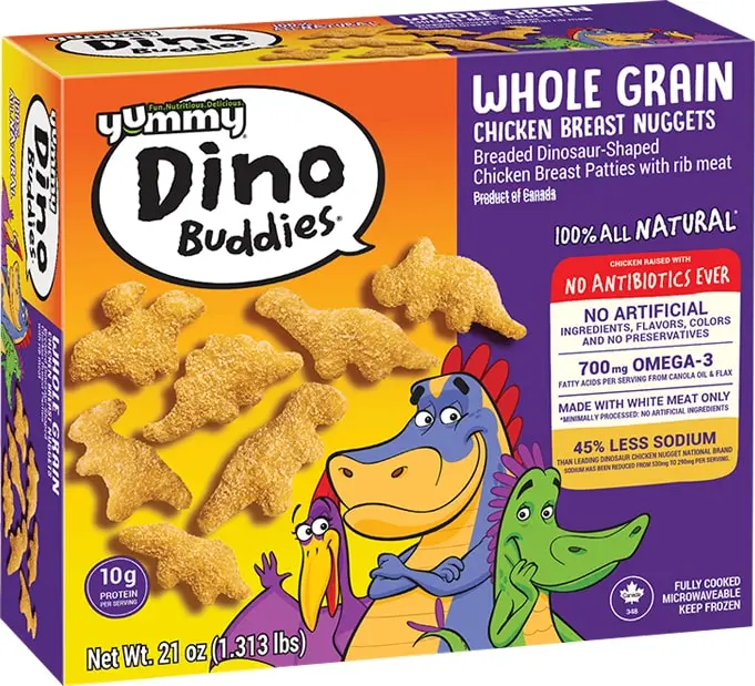 Nutritional Facts for Dino Nuggets