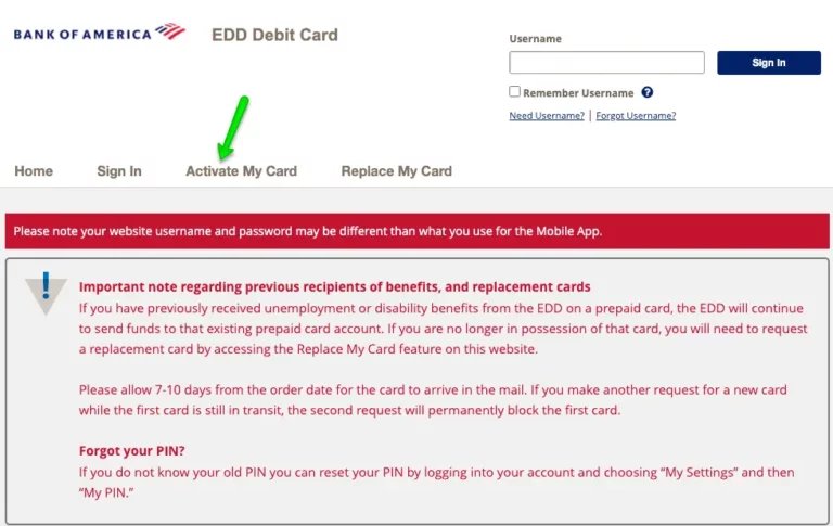 How To Check EDD Card Balance